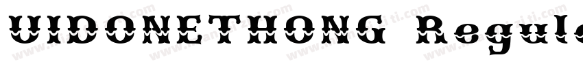 UIDONETHONG Regular字体转换